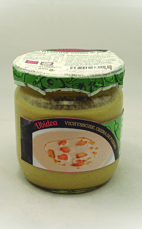 VICHYSSOISE - Crema de puerro  (Tarro 350g)